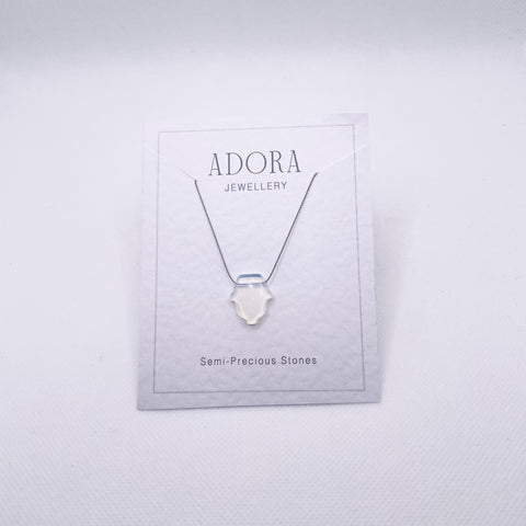 Necklace Silk Threads | Hamsa Opal