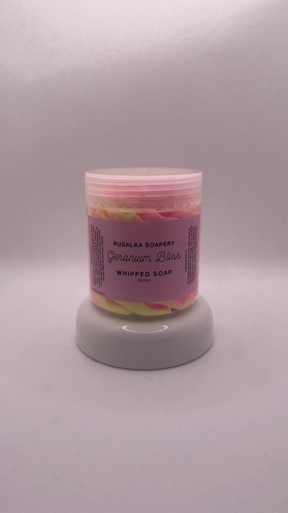 Geranium Bliss Whipped Soap