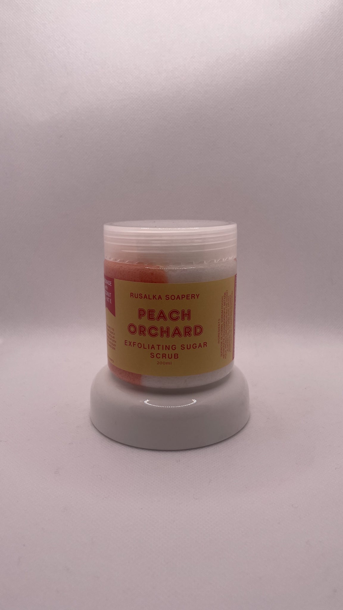 Peach Orchard Foaming Sugar Scrub
