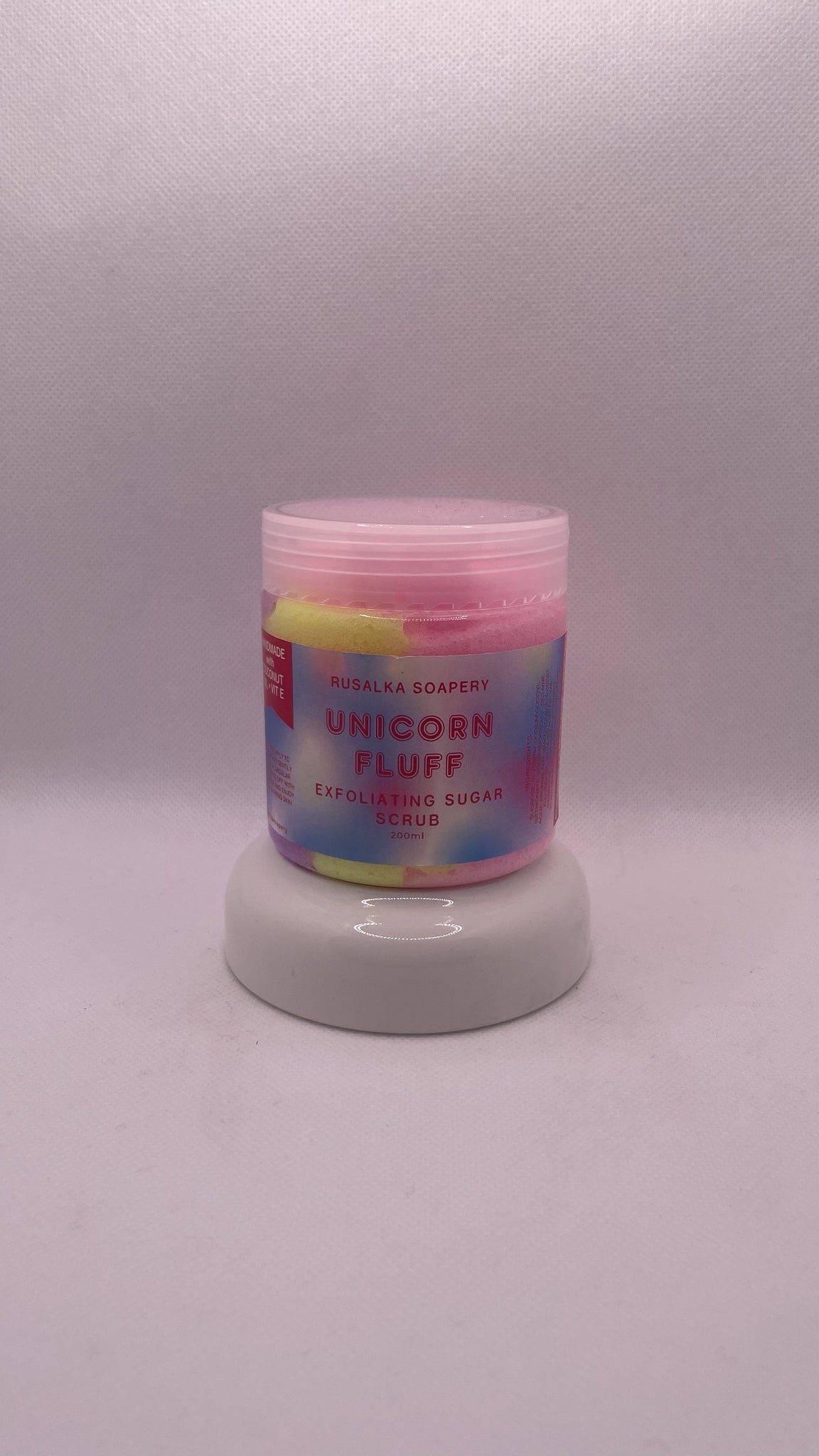 Unicorn Fluff Foaming Sugar Scrub