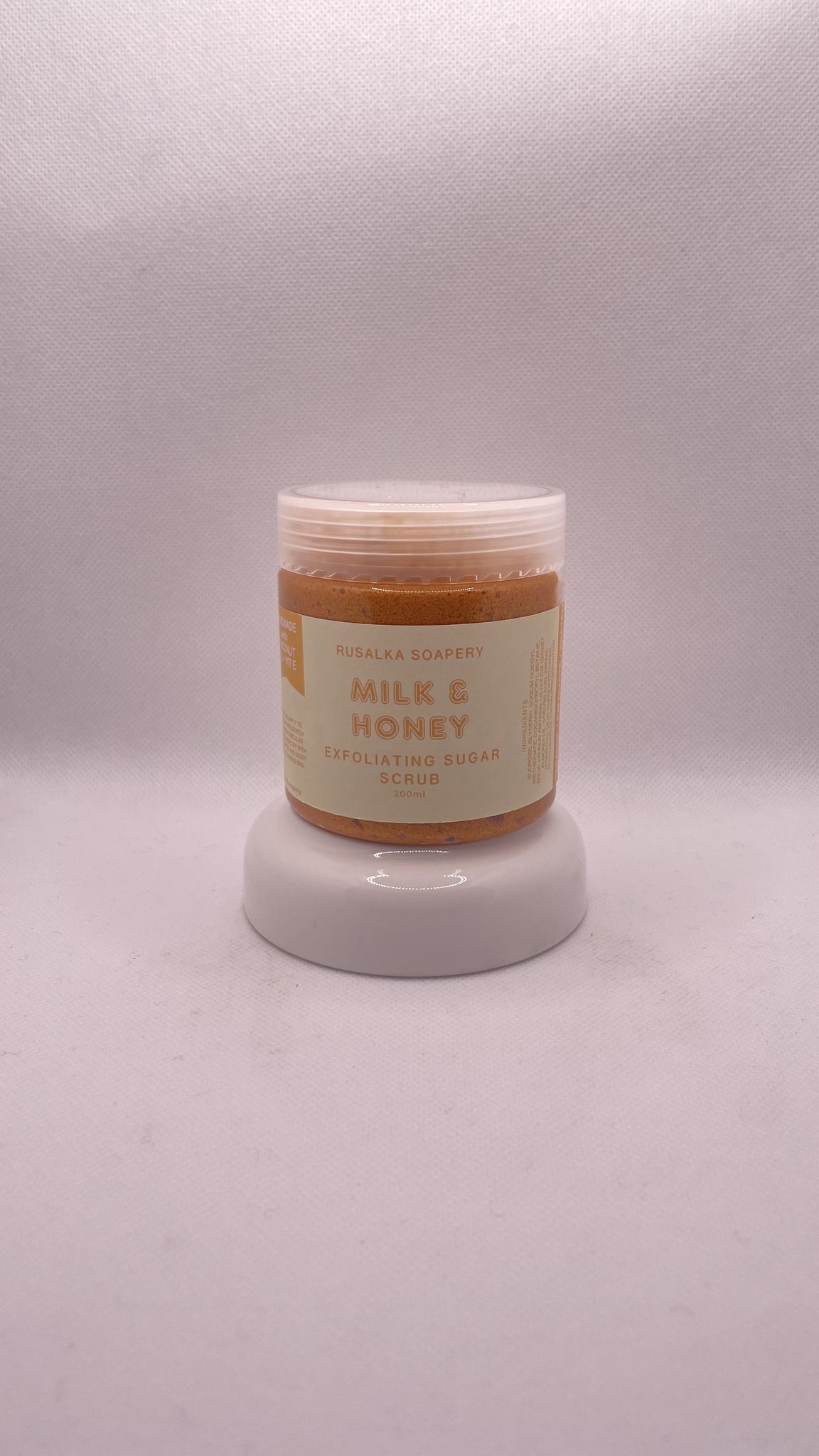 Milk and Honey Foaming Sugar Scrub