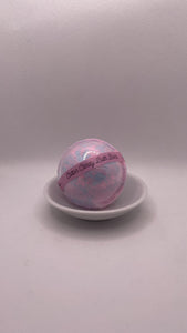 Cotton Candy Bath Bomb Sphere
