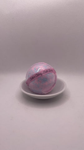 Cotton Candy Bath Bomb Sphere
