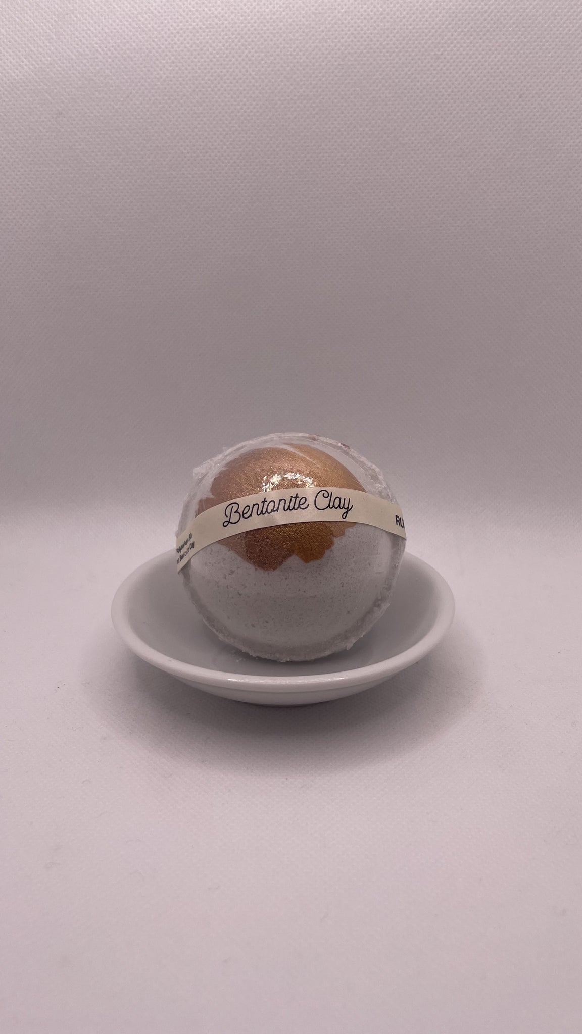 Bentonite Clay Bath Bomb Sphere
