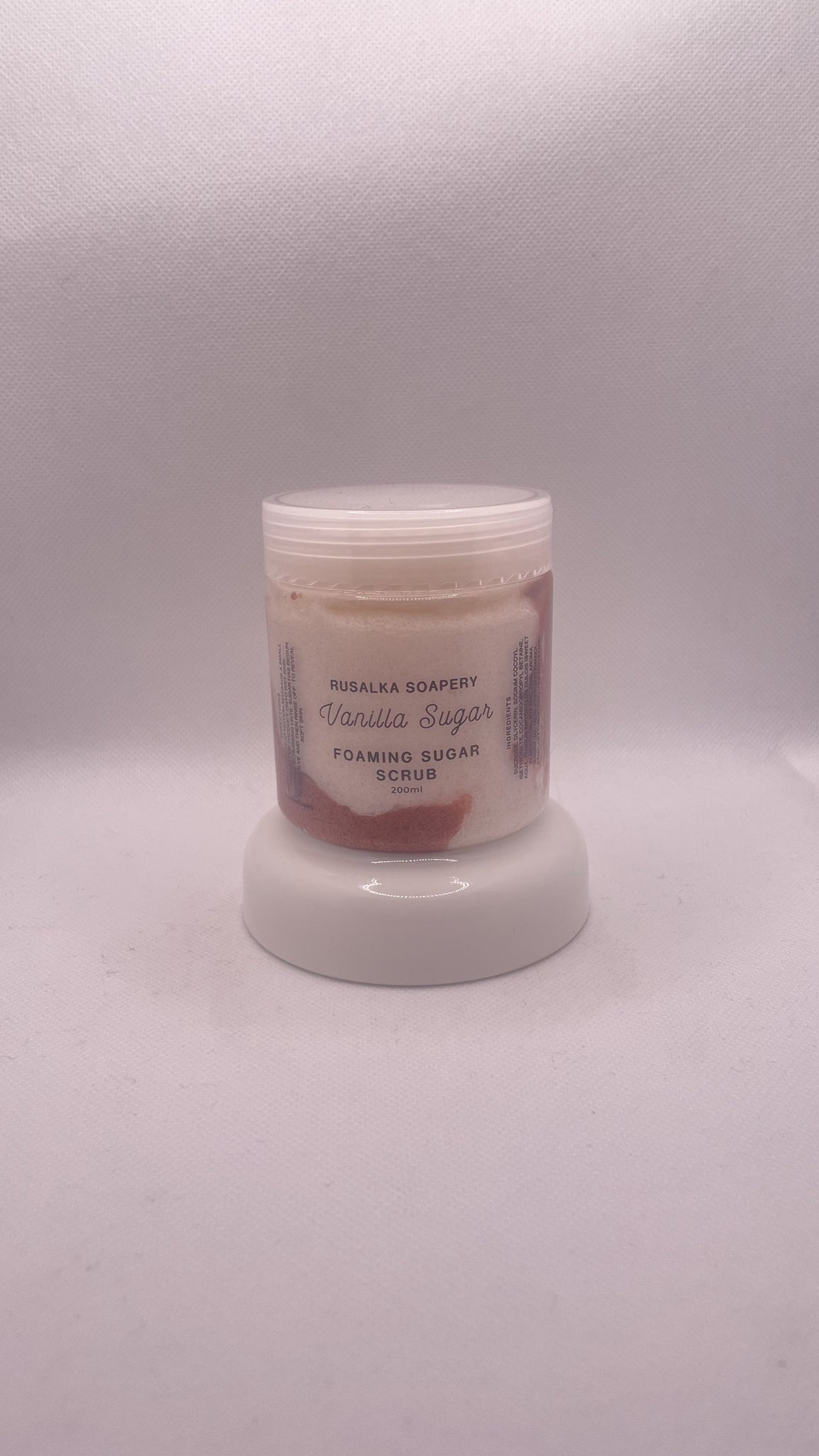 Vanilla Sugar Foaming Sugar Scrub