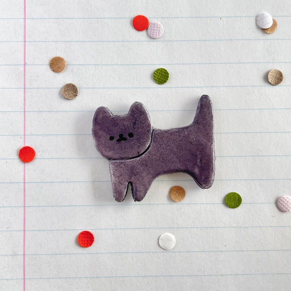 Magnets Cat Full Body Black