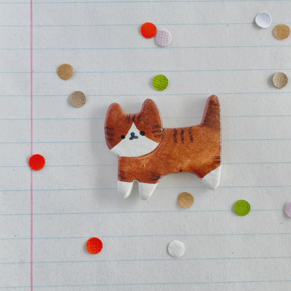 Magnets Cat Full Body Tabby