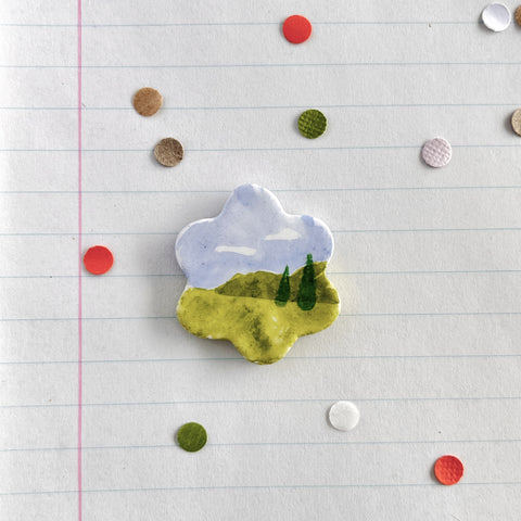 Magnets Flower Shaped Landscape 1