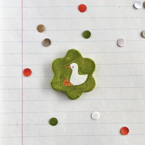 Pins Flower Shaped Goose