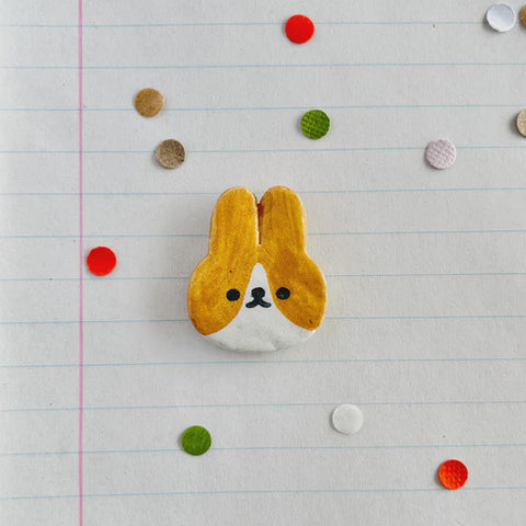 Magnets Bunny Pumpkin and White