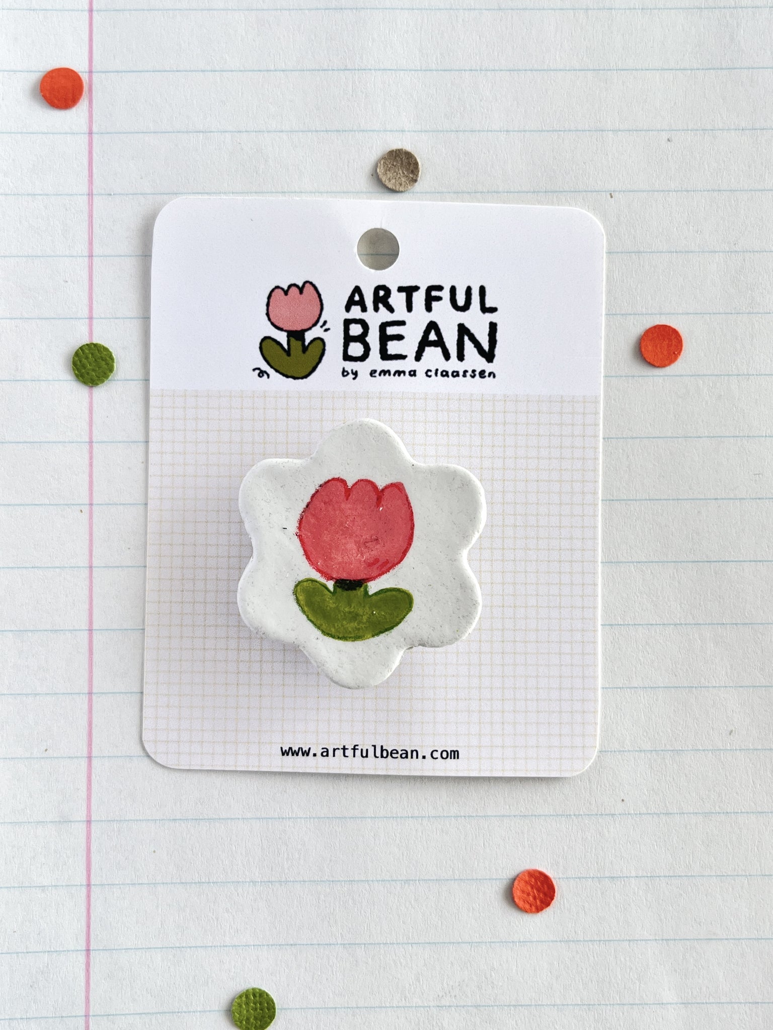 Pins Flower Shaped Flower Pink