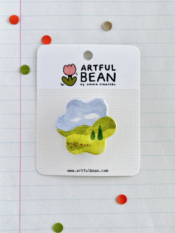 Pins Flower Shaped Landscape 1