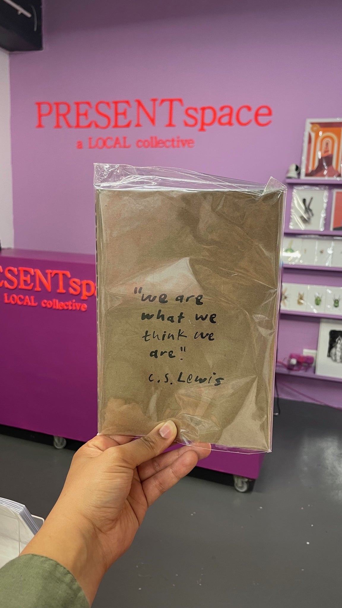Notebook Brown We are what we think we are