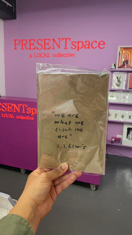 Notebook Brown We are what we think we are