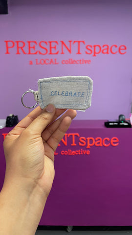 Keyring Celebrate | Pastel Blue