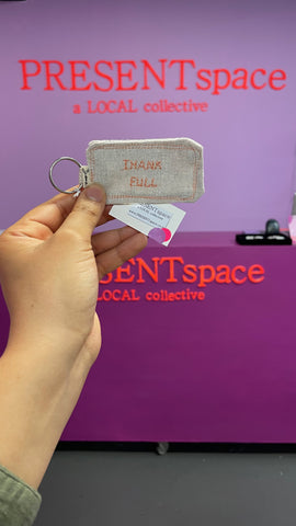 Keyring Thank Full | Peach