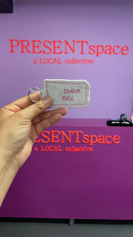 Keyring Thank Full | Pink