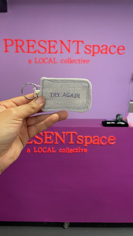 Keyring Try Again | Purple