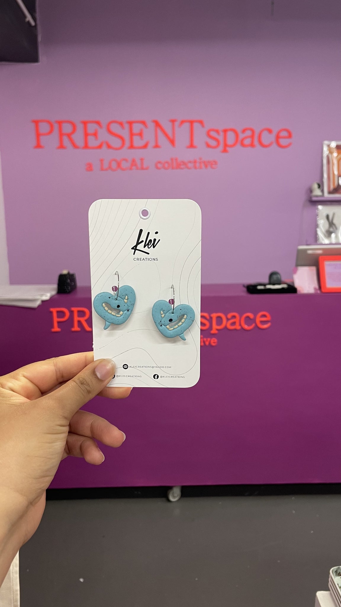 Earrings love snake turquoise