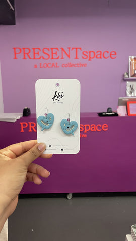 Earrings love snake turquoise