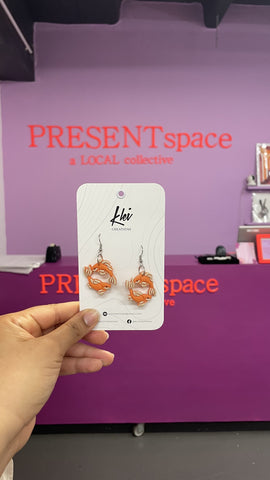 Earrings koi fish