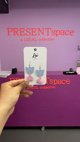 Earrings Bubblegum cheetah