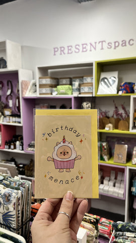 Card Birthday Menace