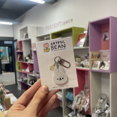 Bag Charm Bunny White