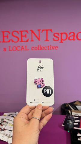 Pin Axolotl pink