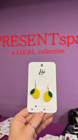 Earrings Lemon
