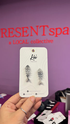 Earrings fishbone