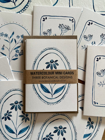 Card Set of 3 Mini Delft