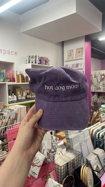 Cap Hot Dog Mom Purple