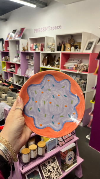 Side Plate | Coral Sprinkles
