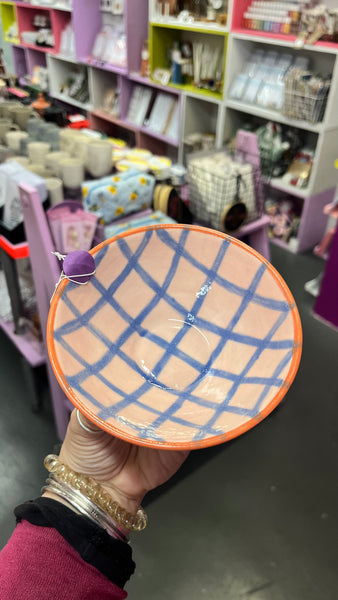 Bowl | Chinese Small | Pink and Blue