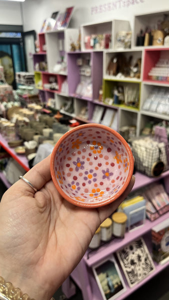 Bowl | Small Deep Pate | Coral Dasies