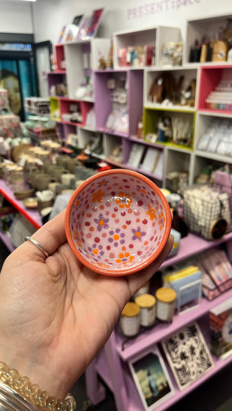 Bowl | Small Deep Pate | Coral Dasies