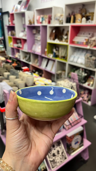 Bowl | Medium | Blue Dotty