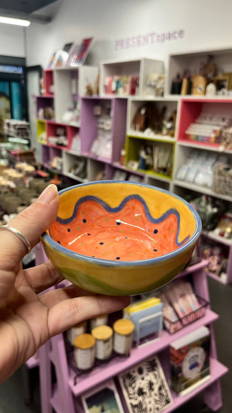 Bowl | Medium | Coral Squiggle