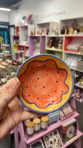 Bowl | Medium | Coral Squiggle