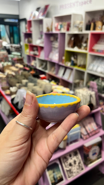 Bowl | Tiny | Yellow Scallop