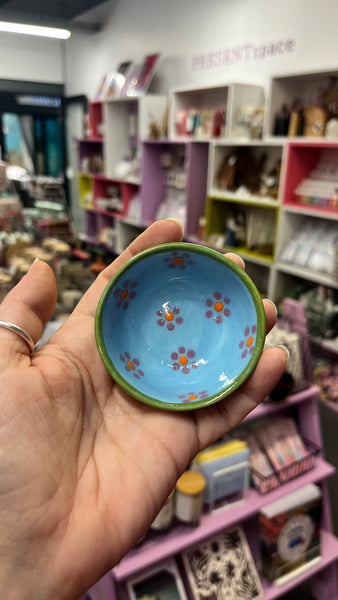 Bowl | Tiny | Blue Daisies