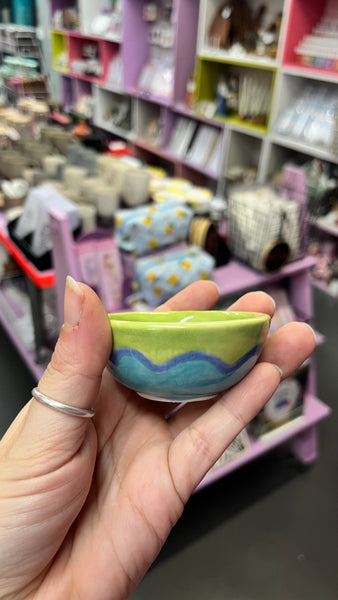Bowl | Tiny | Green Scallop