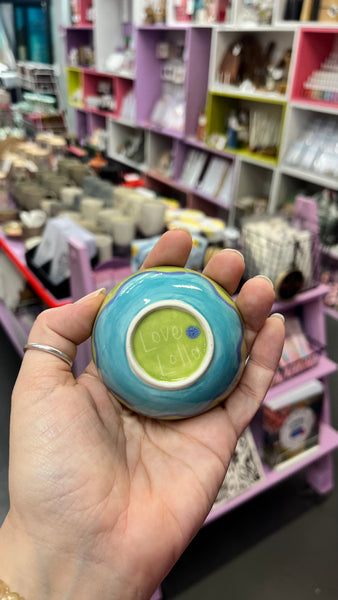 Bowl | Tiny | Green Scallop