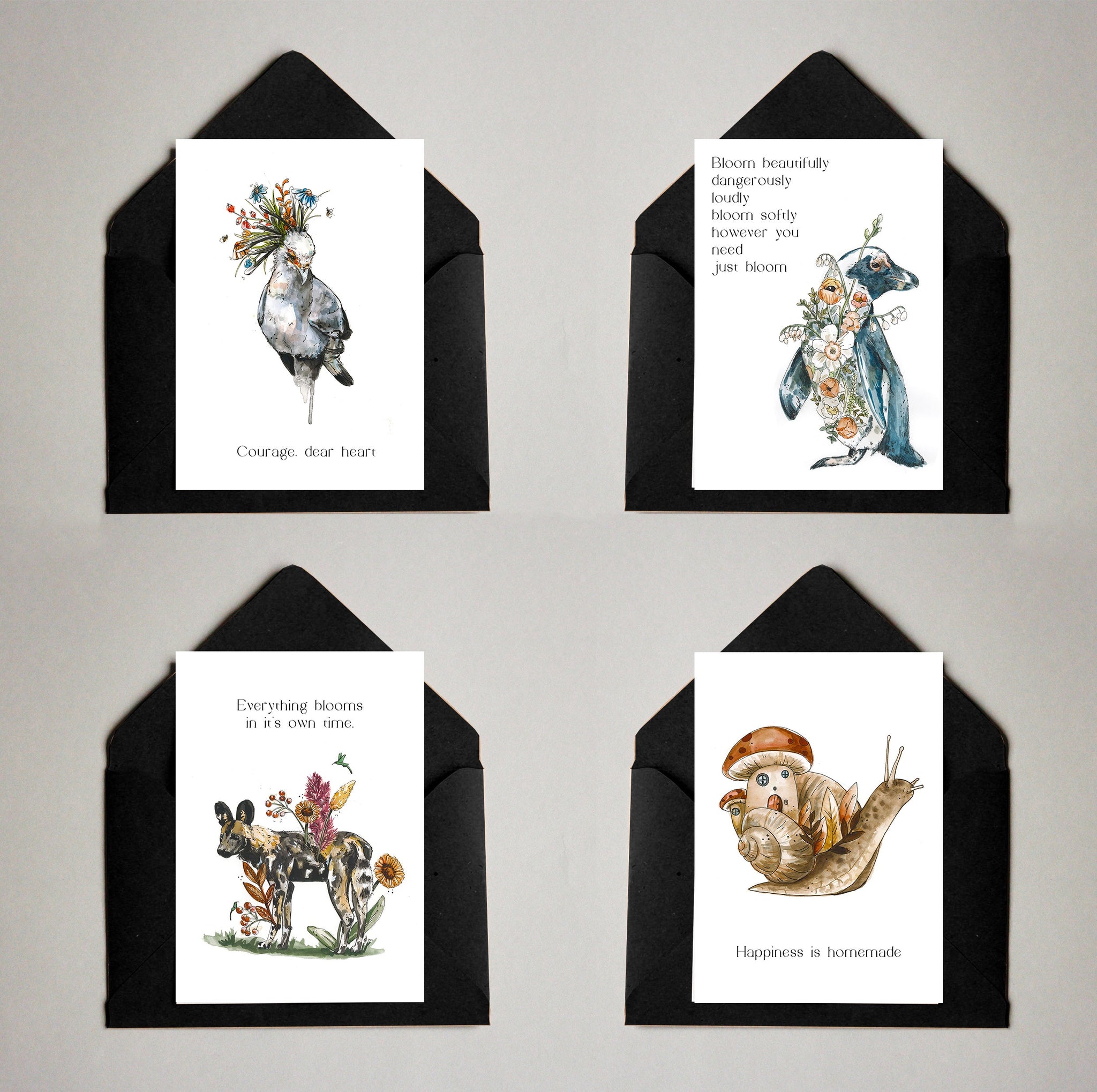 Card Pack of 4 Quotes