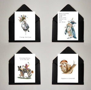 Card Pack of 4 Quotes