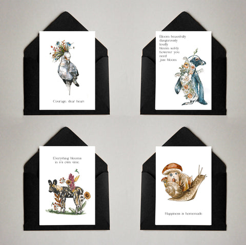 Card Pack of 4 Quotes
