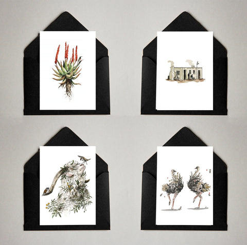 Card Pack of 4 Karoo