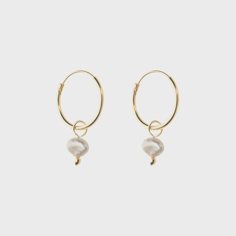 Earring lucy hoop gold