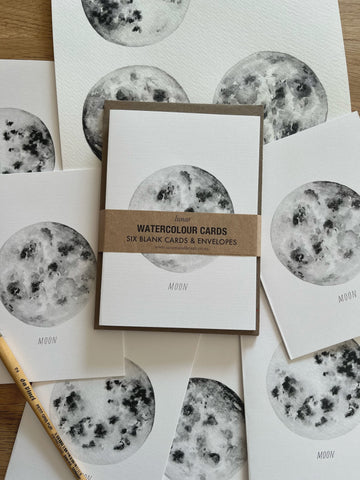 Cards Set of 6 Lunar